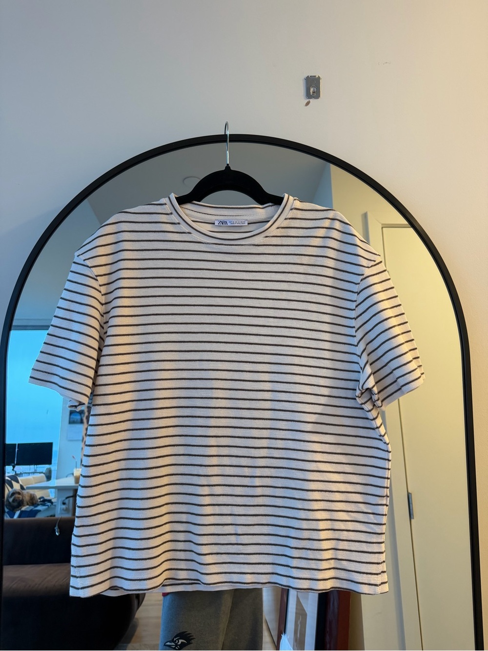 Zara Knit Striped T-Shirt